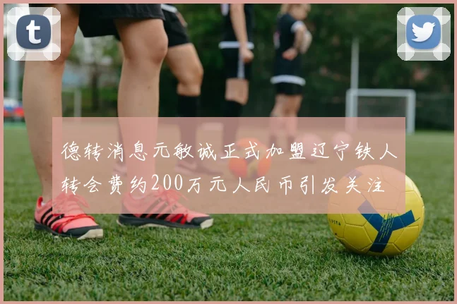 德转消息元敏诚正式加盟辽宁铁人转会费约200万元人民币引发关注